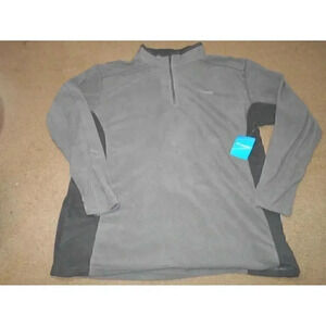 Columbia 1/4 Zip Long Sleeve Gray Pullover Fleece Shirt Size: 4X NWT! Klamath Ra